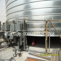 spiral grain steel granular silo making machine